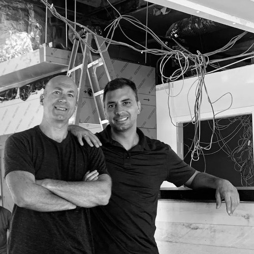 Mike Kaulentis & David Fettner onsite at Grow America Builders Project