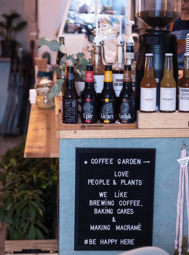 Craft coffeeshop example