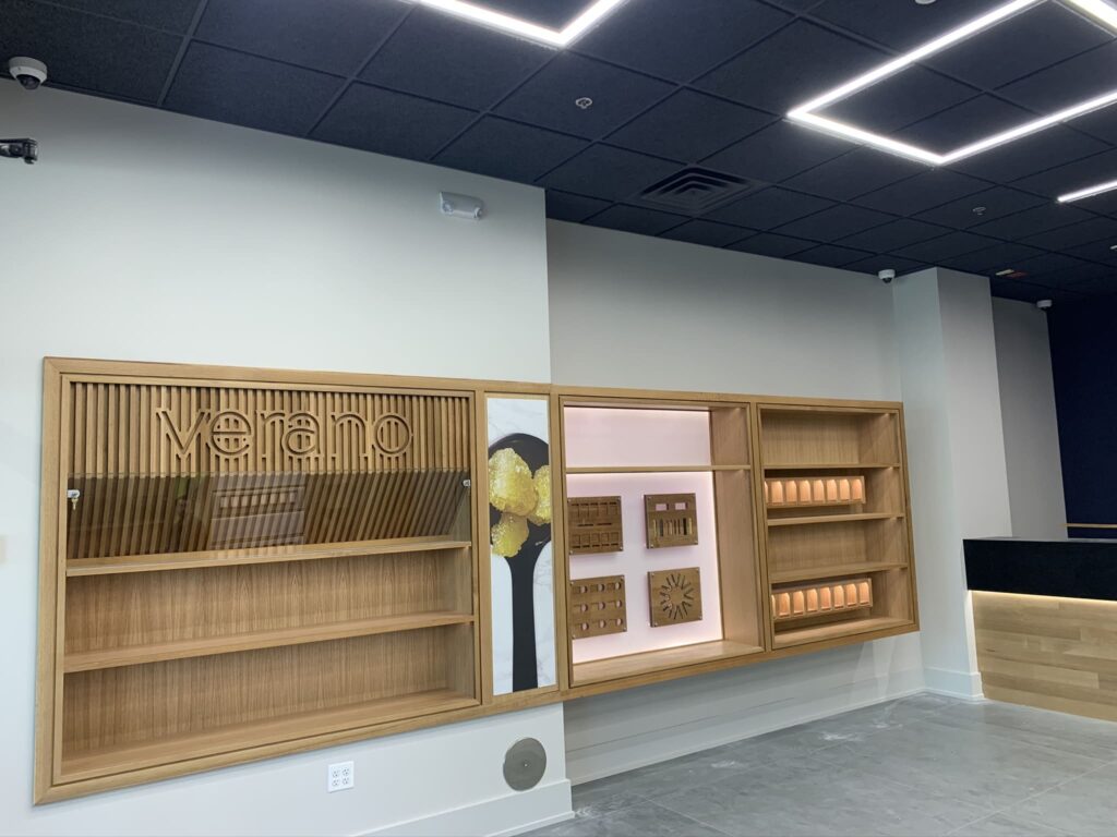 Cannabis shelving