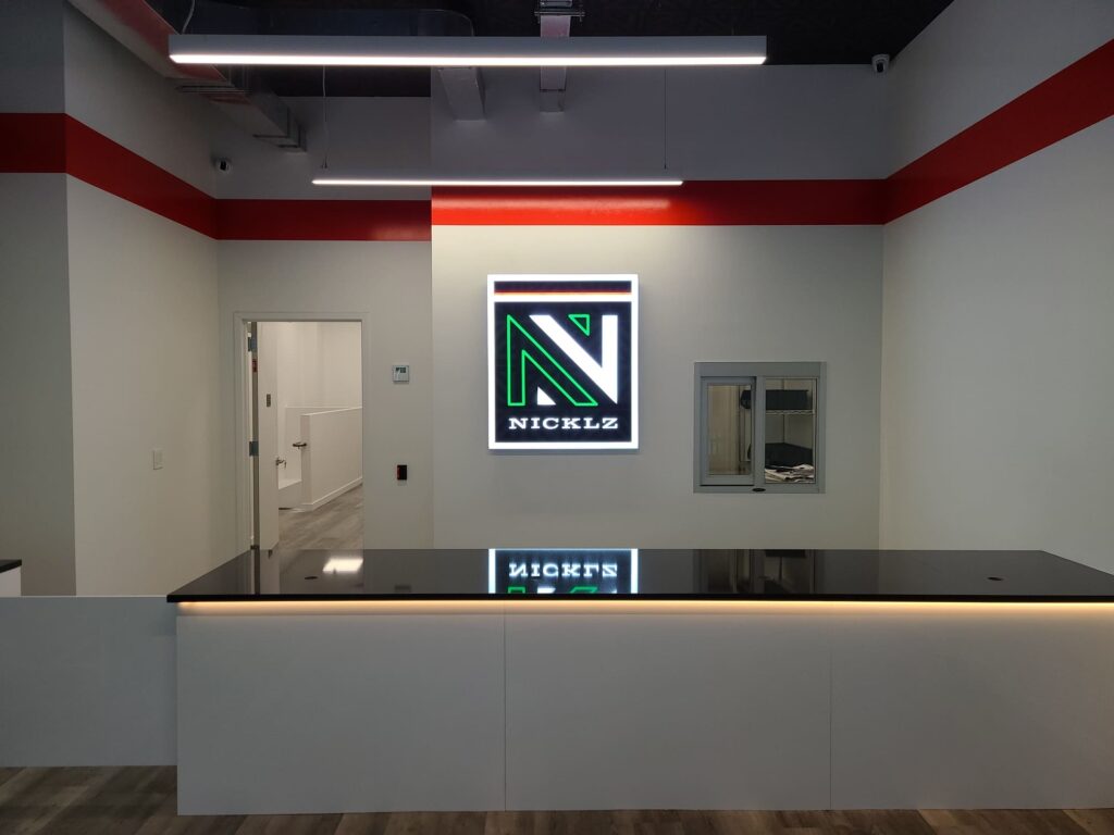 Nicklz dispensary interior