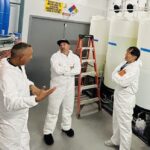 David Fettner and Elliot in cannabis grow facility