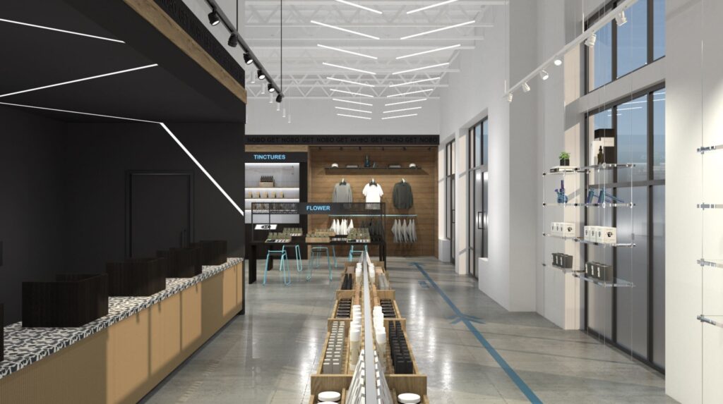 Design rendering of dispensary